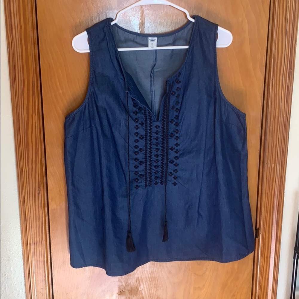 Old Navy Jean Tank Top - XL